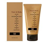 Beef Tallow Sunscreen, Spf 50 Sun Cream Lotion, Non-Greasy Broad Spectrum Formula, Natural Moisturizing Protection, Daily Sunblock for Face Body and Skin Care Use
