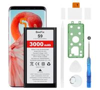 Beefix Batería para Samsung Galaxy S9 SM-G960F, 3000 mAh, alta capacidad, batería de repuesto para Galaxy S9 (EB-BG960ABE) con herramientas de reparación profesionales