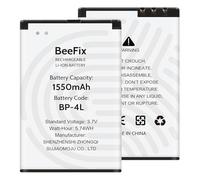 Beefix BP-4L - Batería de repuesto para Nokia 6650f, 6760s, E52, E55, E61i, E71, E72, E90, N810, N97
