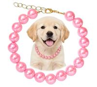 BEEFLYING Collar de perro con cuentas para tamaño grande y pequeño, 16.34 | Cadena extensora de 2.76 pulgadas, collar de cuentas de chicle para perros y gatos