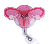 BEEFLYING Titular de la Tarjeta de Identificación Médica de Enfermera Retráctil, Lindo y Divertido, para Mujeres Doctoras Enfermeras