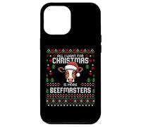 Beefmaster - Suéter navideño de Vaca para Ganado navideño Carcasa para iPhone 12 Pro MAX