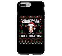 Beefmaster - Suéter navideño de Vaca para Ganado navideño Carcasa para iPhone 7 Plus/8 Plus
