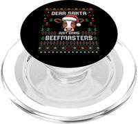 Beefmaster - Suéter navideño de Vaca para Ganado navideño PopSockets PopGrip para MagSafe