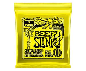 Beefy Slinky Nckl Wnd Elec Gtr Strings 3 Pk 11 54