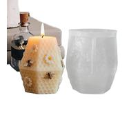 Beehive Candle Mold - Easy Release Reusable Chocolate Molds | Beehive Pillar Candle Casting Mold For Adults Beginners Professionals Boys Girls Home School Studio Gathering Party