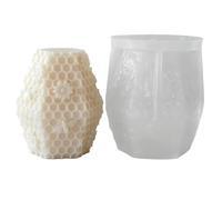 Beehive Candle Mold - Reusable Easy Release | Pillar Casting Form, Honeycomb Candle Craft Production System Tool, Detailed Beehive Pillar Wax Creation Mold Kit With Adults Beginners Professionals