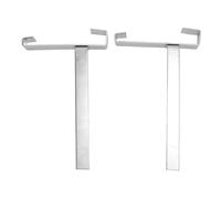 Beehive Frame Holder Stainless Steel Split Type Beekeeping Frame Support Bracket 5 Frames Capacity Long Claw Design for Gardens Farms Yards Beekeepers 2 Pcs 23x14cm