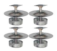 Beehive Stand Feet - 4 Piece Stainless Steel Base | Anti-Ant Hive Support