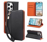 BEEJTUNY Funda de Cuero para Cubot Note 21, Carcasa Billetera con Correa para la Muñeca, Moda Funda de Suave para a Prueba de Golpes.Negro