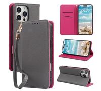 BEEJTUNY Funda de Cuero para Cubot Note 21, Carcasa Billetera con Correa para la Muñeca, Moda Funda de Suave para a Prueba de Golpes.Gris