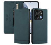 BEEJTUNY Funda de Cuero para Motorola Edge 60 Pro/Moto Edge 60 Pro, Funda Tipo Libro con Bloqueo RFID, Imán Fuerte, Carcasa Tipo Billetera Agradable para la Piel.Verde Oscuro