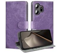 BEEJTUNY Funda Leather para TCL NxtPaper 70 Pro, Carcasa Bumper con Protección RFID, Funda Protectora con Cierre Magnético.Púrpura