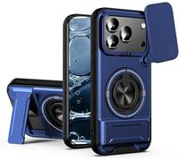 BEEJTUNY Funda para Honor 600 Pro 5G/ Honor 600 5G, Carcasa con Soporte, Kickstand Case con Anillo Giratorio 360°, Funda Protectora Antigolpes. Azul