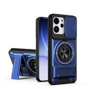 BEEJTUNY Funda para OPPO Reno15 F 5G/Reno15 FS/Reno15 5G, Carcasa con Soporte, Kickstand Case con Anillo Giratorio 360°, Funda Protectora Antigolpes. Azul