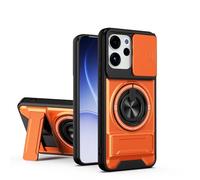 BEEJTUNY Funda para OPPO Reno15 F 5G/Reno15 FS/Reno15 5G, Carcasa con Soporte, Kickstand Case con Anillo Giratorio 360°, Funda Protectora Antigolpes. Orange
