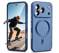 BEEJTUNY Funda para Realme 16 Pro Plus 5G, Carcasa con Anillo Metálico Integrado Compatible con Accesorios Magnéticos, Compatible con Carga Inalámbrica.Azul