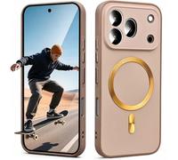 BEEJTUNY Funda para Realme 16 Pro Plus 5G, Carcasa con Anillo Metálico Integrado Compatible con Accesorios Magnéticos, Compatible con Carga Inalámbrica.Rojo