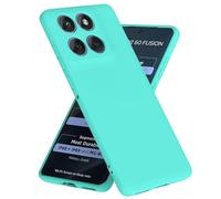 BEEJTUNY Funda para ZTE Blade V70 MAX, Funda Silicona Líquida Protectora [Antiarañazos, Antihuellas, Antigolpes], Carcasa Bumper Suave y Delgada. Verde Menta