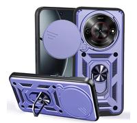 BEEJTUNY Funda para ZTE Nubia Focus 5G/Blade A75 5G con Anillo de 360°, Carcasa Protectora con Cubierta de Lente, Funda Anticaída con Soporte Magnético. Azul