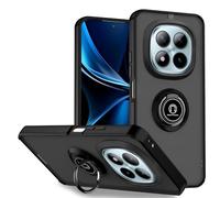 BEEJTUNY Funda Protectora para Xiaomi Redmi Note 15 Pro+ Plus/Poco M8 Pro con Anillo, Carcasa de TPU+PC con Soporte Magnético de 360°, Carcasa Anticaída y Estuche Robusta. Negro