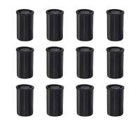 beejune 12 latas de película con tapa, resistentes al agua, latas de película negras con tapa, para actividades científicas, pequeñas reservas y dispositivos de búsqueda de tesoros, con tapa, color