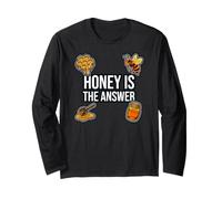 Beekeeper Apiarist Honey Is The Answer Manga Larga