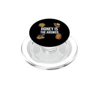 Beekeeper Apiarist Honey Is The Answer PopSockets PopGrip para MagSafe