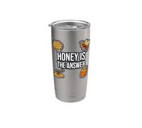 Beekeeper Apiarist Honey Is The Answer Vaso térmico de acero inoxidable de doble pared