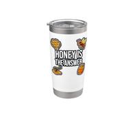 Beekeeper Apiarist Honey Is The Answer Vaso térmico de acero inoxidable de doble pared