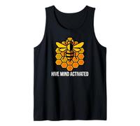 Beekeeper Apiary Honeycomb Hive Mind Activated Camiseta sin Mangas