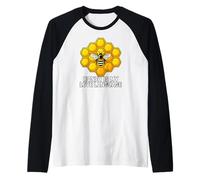 Beekeeper Honey Is My Love Language Apiarist Camiseta Manga Raglan