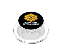 Beekeeper Honey Is My Love Language Apiarist PopSockets PopGrip para MagSafe