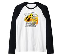 Beekeeper I Have 500 Furious Roommates Apiarist Camiseta Manga Raglan