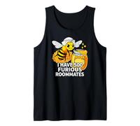 Beekeeper I Have 500 Furious Roommates Apiarist Camiseta sin Mangas