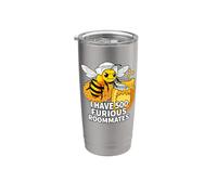 Beekeeper I Have 500 Furious Roommates Apiarist Vaso térmico de acero inoxidable de doble pared