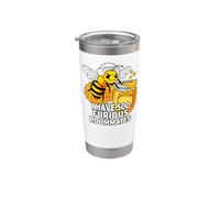 Beekeeper I Have 500 Furious Roommates Apiarist Vaso térmico de acero inoxidable de doble pared