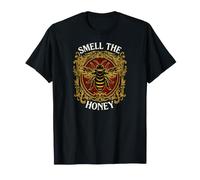Beekeeper Smell The Honey Vintage Bee Apiary Graphic Camiseta