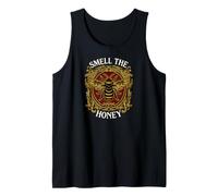 Beekeeper Smell The Honey Vintage Bee Apiary Graphic Camiseta sin Mangas