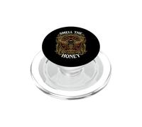 Beekeeper Smell The Honey Vintage Bee Apiary Graphic PopSockets PopGrip para MagSafe