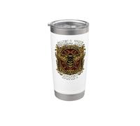 Beekeeper Smell The Honey Vintage Bee Apiary Graphic Vaso térmico de acero inoxidable de doble pared