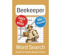 Beekeeper Word Search Puzzle Book: Beekeeper Themed Word Searches with Easy to Read Print | 6x9 inches, 110 pages | 50+ Puzzles