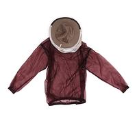 Beekeeping Jacket & Hat | Full Protection from Bee Stings | Breathable Beekeeping Suit for Adults/Gardening/Apiary | Red Gauze Veil, Sturdy Polyester Cotton