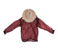 Beekeeping Jacket & Veil with Hat | Protective Bee Suit for Beekeepers/Gardeners | Lightweight, Breathable Red Gauze Net | 277g
