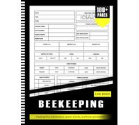 Beekeeping Logbook And Bee Keeping Book For Beginners To Track Hive Health