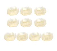 Beekeeping Queen Cage 10 Pack | Reusable Plastic Beehive Inspection Tool | Secure Queen Bee Protector/Colony Management/Beekeeper Supplies | 8x7x4.4cm