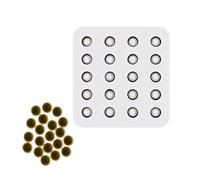 Beekeeping Silicone Mold - 20 Hole Manual Foundation Cup Molds | Bee Grafting Frame Holder | 20 Hole Bee Grafting Cage | Non-Stick Heat Resistant Silicone Manual Tools Stabilization for Beekeeping