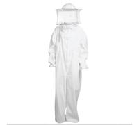 Beekeeping Suit with Veil - Full Body Protective Cotton Bee Suit L XL XXL | Anti Sting Beekeeper Clothing Honey Harvest Safety Gear Jacket Cover Protective Equipment Set