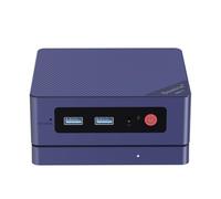 BEELINK EX Mate Mini-S, adaptador USB-C a Quad LAN de 10 Gbps (4 × 2.5 GbE), soporte de aluminio ultrafino de 14.8 mm, alimentado por bus USB, para mini PC/portátiles/computadoras de escritorio - Gris