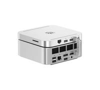 Beelink Mate SE Estación de acoplamiento, base y soporte SER8/SER9 MAX, 2 ranuras M.2 2280 PCIe SSD, expansión de hasta 16 TB, USB4 80Gbps/2.5G LAN/SD4.0 ranura para tarjeta/USB-C PD3.0/USB-A 3.0 x 2